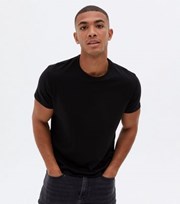 New Look Black Short Sleeve Crew Neck T-Shirt